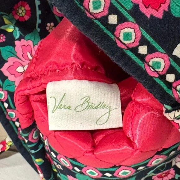Vera Bradley Petal Paisley Tote Bag Handbag Purse - Picture 7 of 7